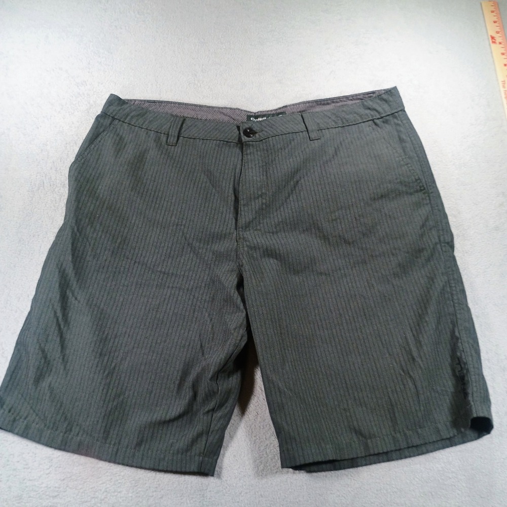 O'Neill Mens Concha‎ Shorts Grey 40 Striped Hybrid Walkshorts